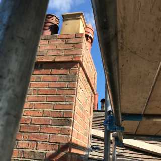 Chimney after build is complete